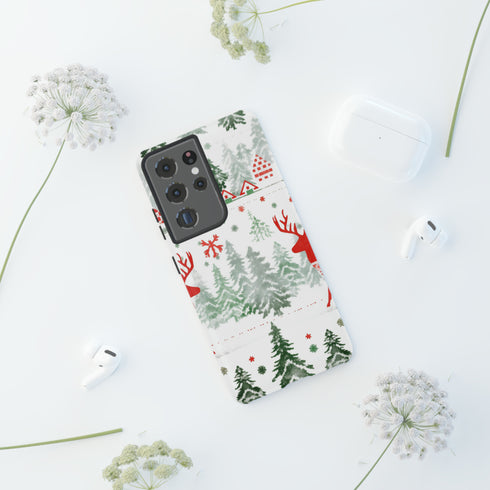 Nordic Christmas Print - Impact Resistant Phone Case